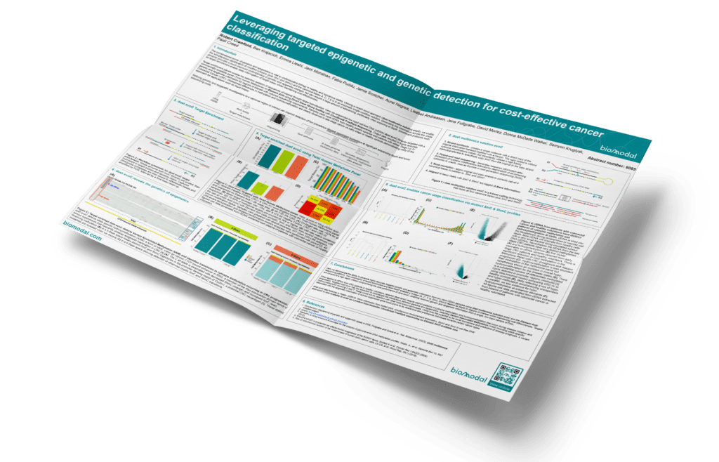 240405 Poster Leveraging targeted epigenetic and genetic detection for cost effective cancer classification