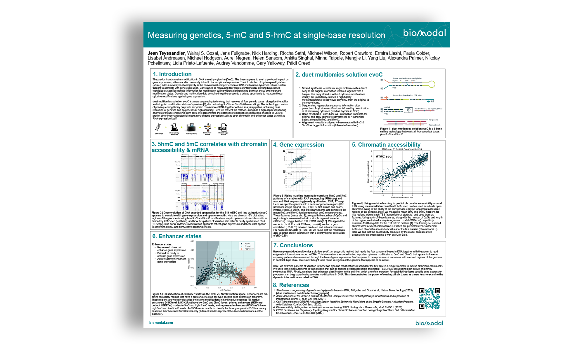 Measuring genetics, 5mC and 5hmC at single- base resolution