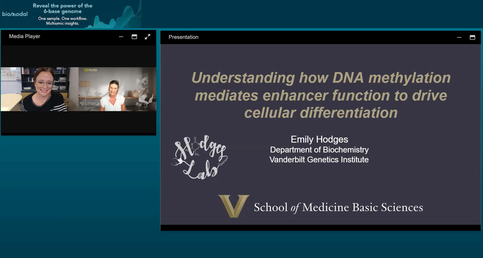 Understanding how DNA methylation mediates enhancer fucntion to drive cellular differentiation. With Dr Emily Hodges, Vanderbilt University.