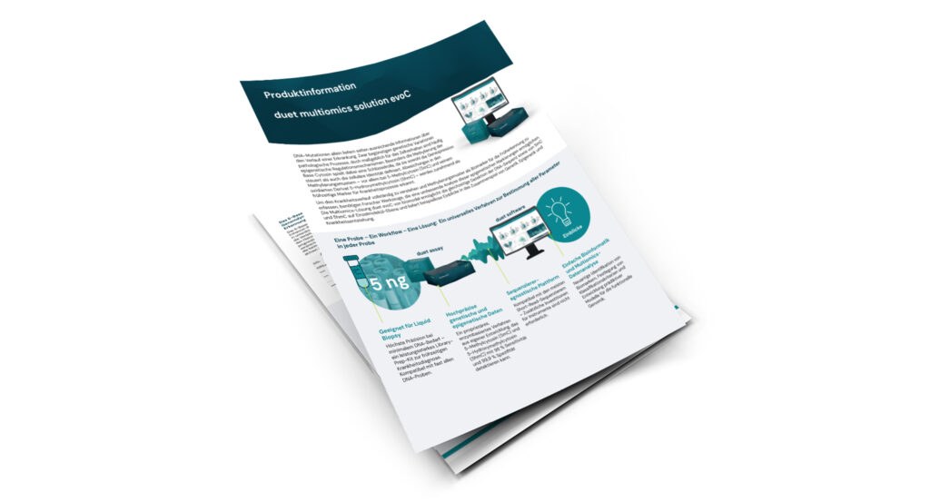 Ihr duet multiomics soltuion evoC-Produktblatt finden Sie hier