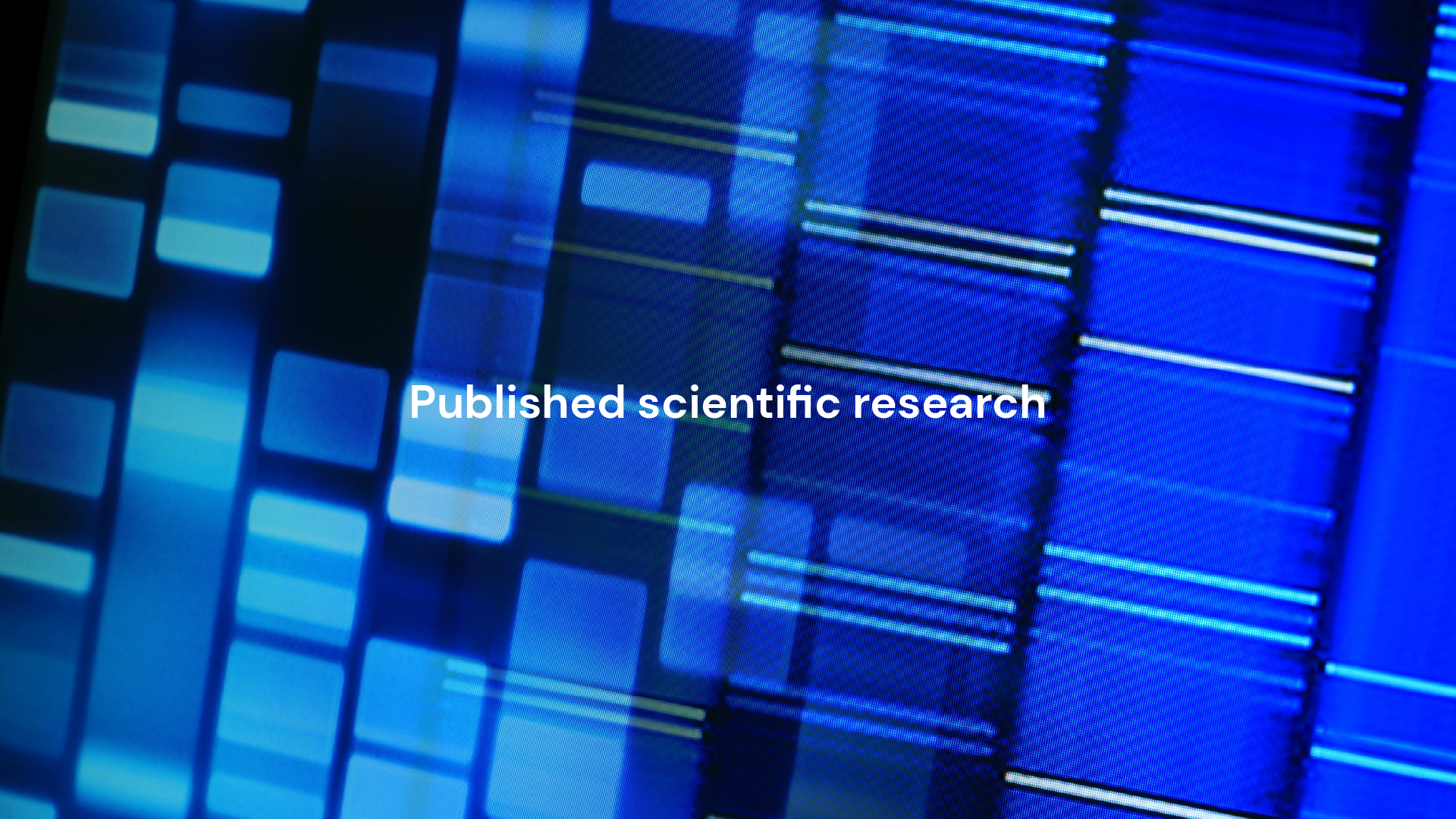 Published scientific research